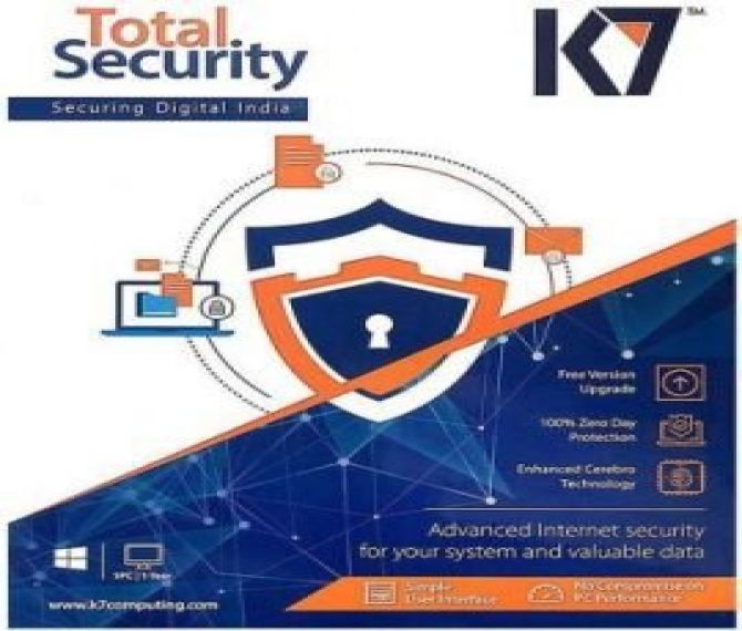 K7 Total Security 1 User 1 Year