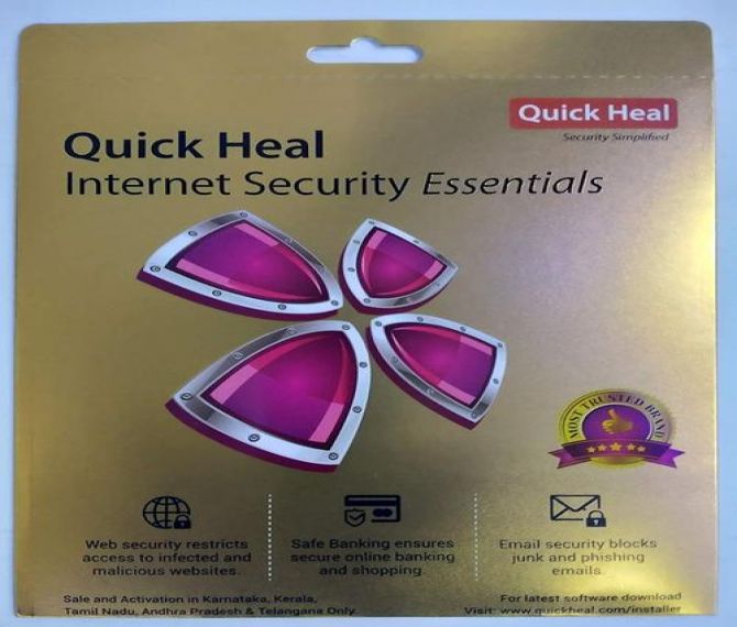 Quick Heal Internet Security ESSENTIALS 1 User 1 Year