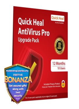 Quick Heal Anti-Virus Pro Renewal 10 PC 1 Year