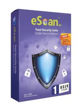 eScan Total Security Suite V22 (Cyber Vaccine Edition) 1 User | 1 Year