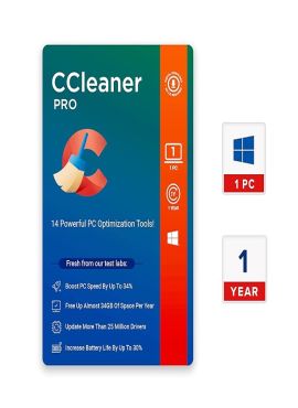 CCleaner Professional 1Pc 1 Year (Windows OS)