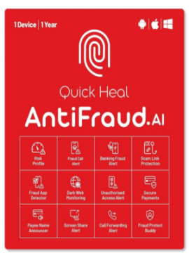 Quick Heal AntiFraud.AI Android/iOS/Windows