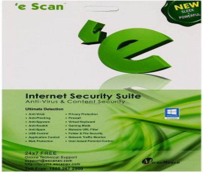 eScan Internet Security 1 User 3 Year