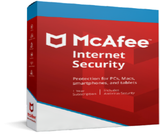 mcafee internet security 2017 and license